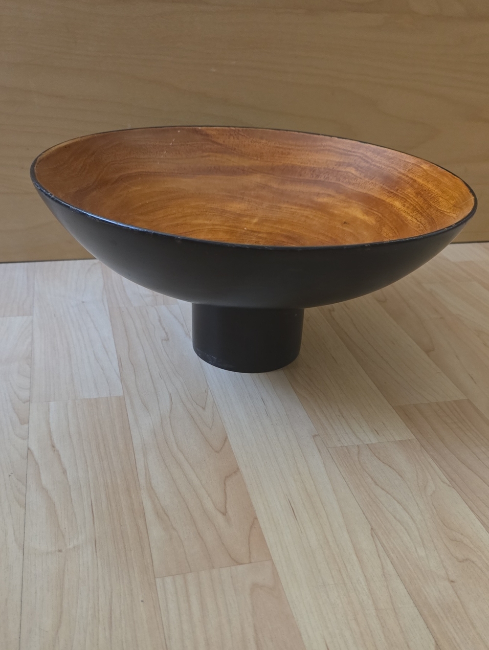 Wooden Footed Centerpiece Bowl 12"